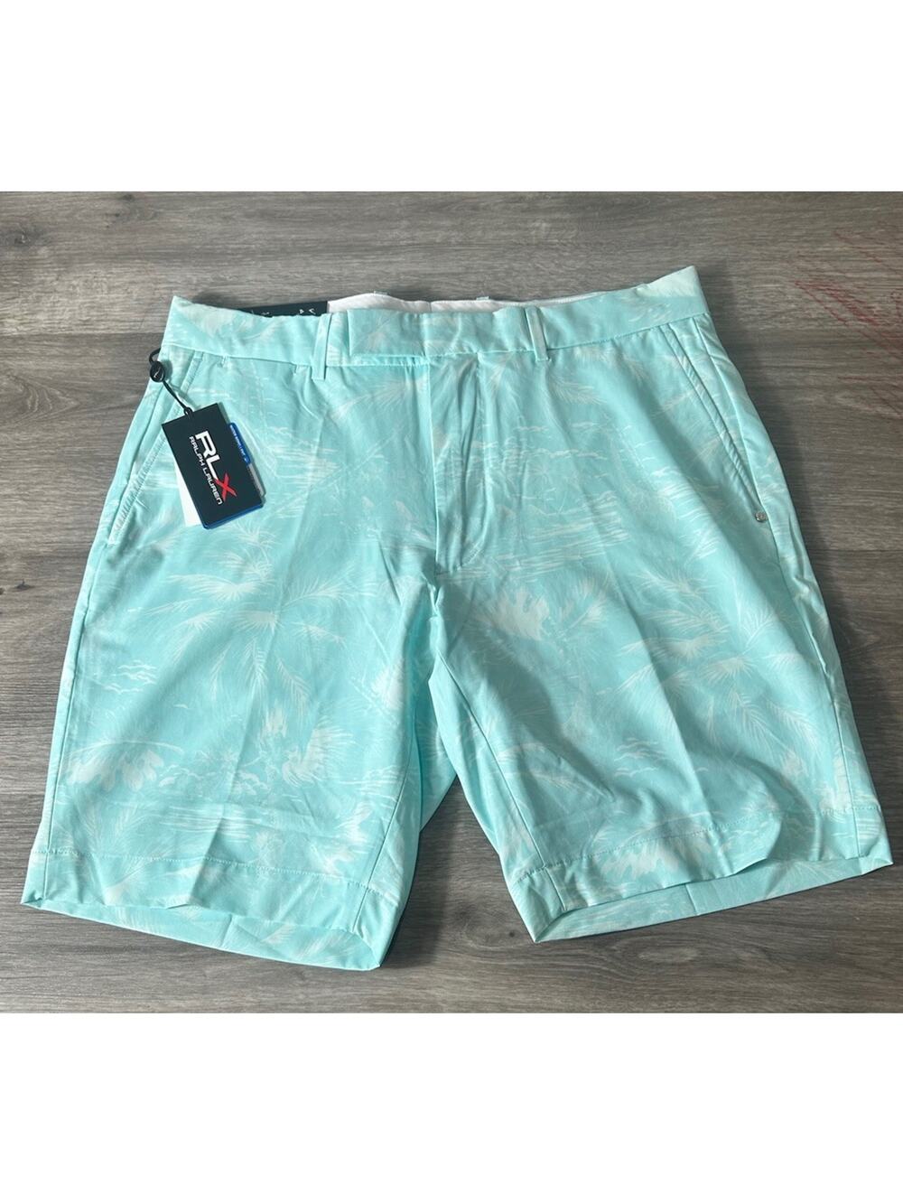 RLX Ralph Lauren Hawaiian Floral Tailored Fit Performance Men's Shorts 33 NWT